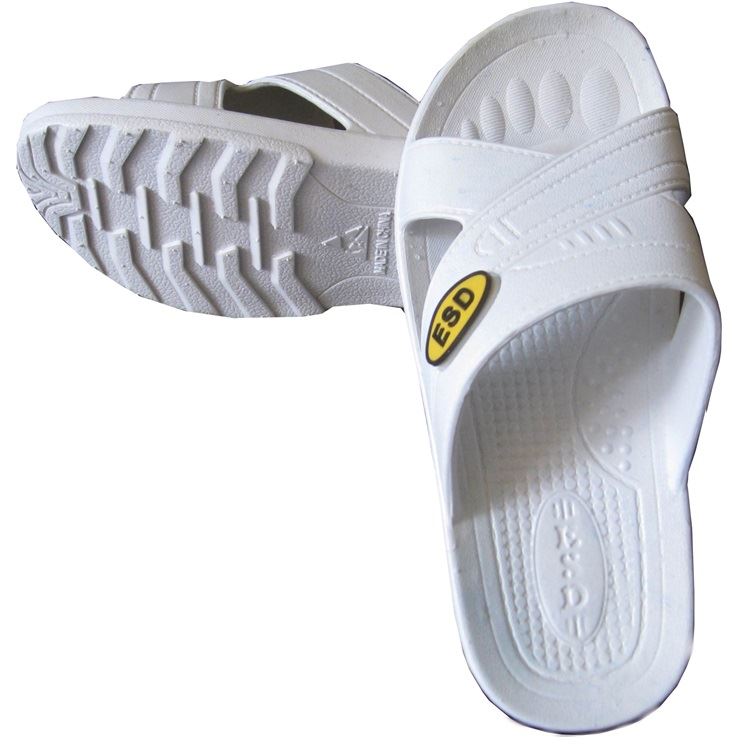 white esd slipper