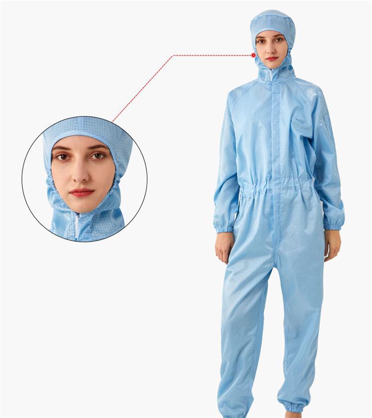 5mm grid esd jumpsuit 5mm grid esd jumpsuit