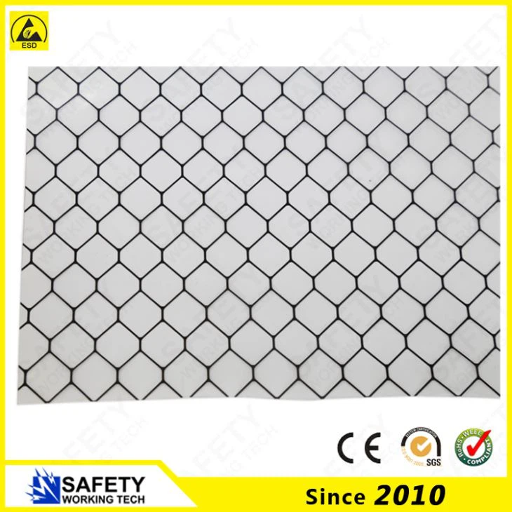 cheap Antistatic Pvc Grid Curtain